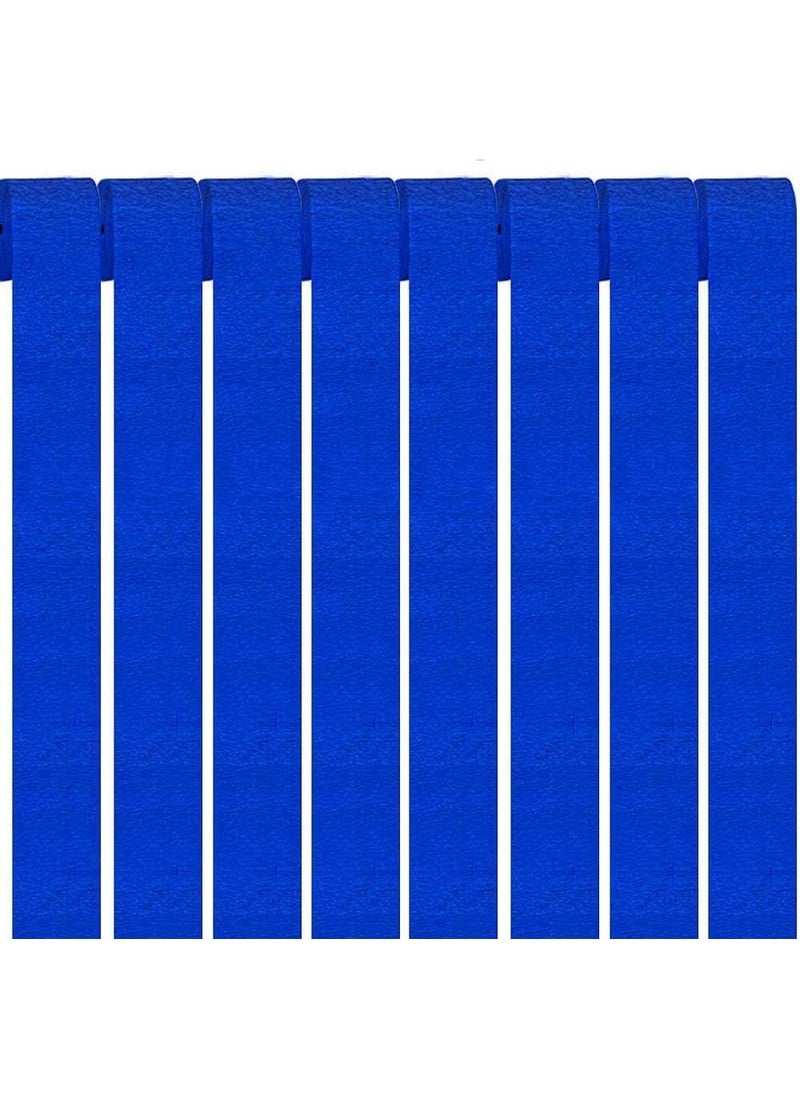 ZOOYOO ZOOYOO 81 Feet Dark Blue Party Streamers 6 Rolls Dark Blue Crepe Paper Streamers Decorations  - Image 1