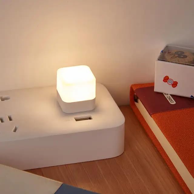 Revwd - Mini USB LED Light, Flexible USB Ambient Light, Mini LED Light, Portable Car Bulb for Bedroom, Bathroom & Kitchen Use | Plug in Night Light Bulb (Warm White) Set of -3 - Image 5