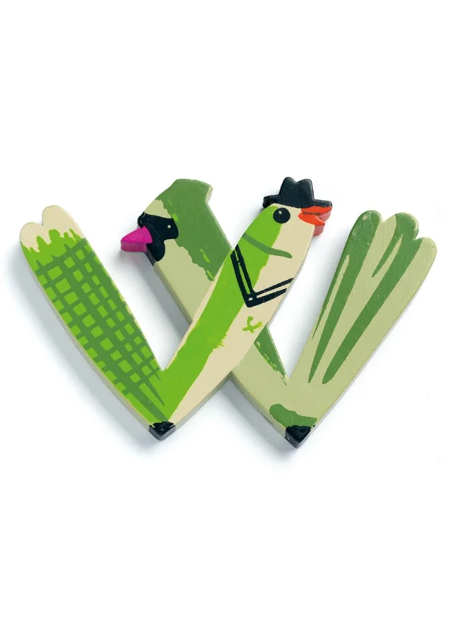 DJECO W - Animals Door Letter