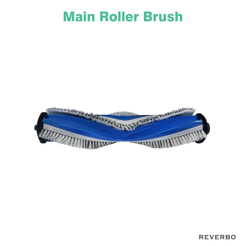 Reverbo Reverbo Replenishment Kit Compatible with Ecovacs Deebot N20 Pro Robotic Vacuum Cleaner Includes One Main Roller Brush Two Spinning Side Brushes Two Filters Two Mops - Image 2