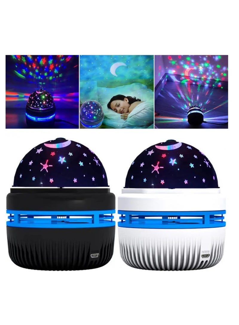 Reko Night Light for Kids, Kids Night Light, Star Night Light, Moon and Star Projector 360 Degree Rotation - Image 2