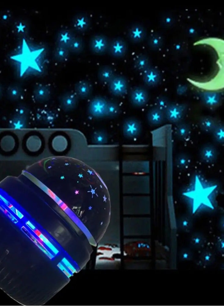 Reko Night Light for Kids, Kids Night Light, Star Night Light, Moon and Star Projector 360 Degree Rotation - Image 5