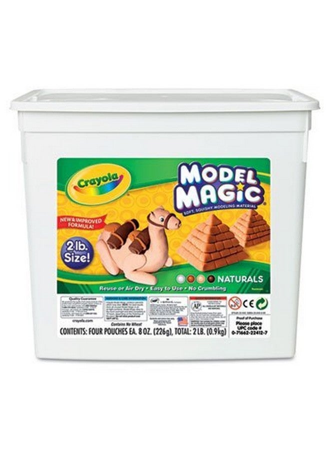 Crayola Model Magic Modeling Compound 2Lb Bucket Natural - Image 2