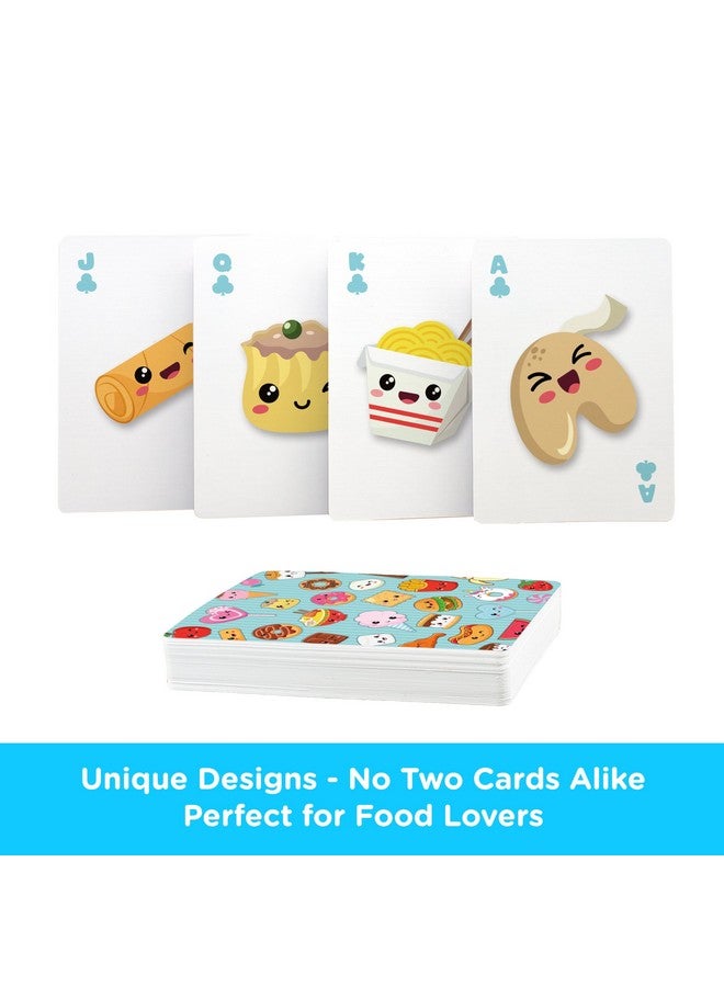 AQUARIUS Kawaii Foods Playing Cards - Kawaii Foods Themed Deck of Cards for Your Favorite Card Games - Officially Licensed Kawaii Foods Merchandise & Collectibles - Image 3