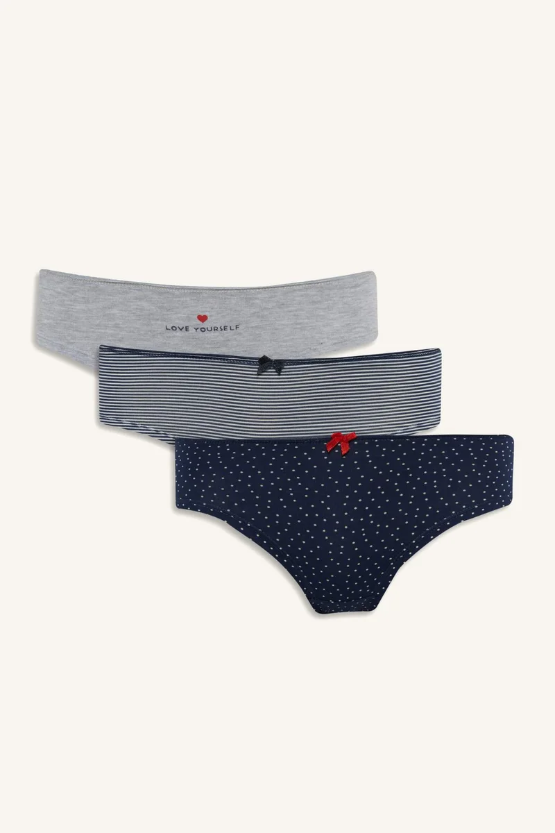 Defacto Fall in Love 3 Piece Hipster Panties