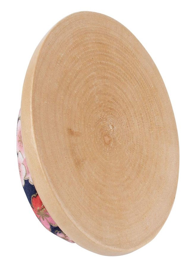 Rolybag Pin Cushion, Wooden Base Needle Pincushions Japanese Style Round Pin Cushion for Sewing Needle Holders or DIY Crafts - Image 2