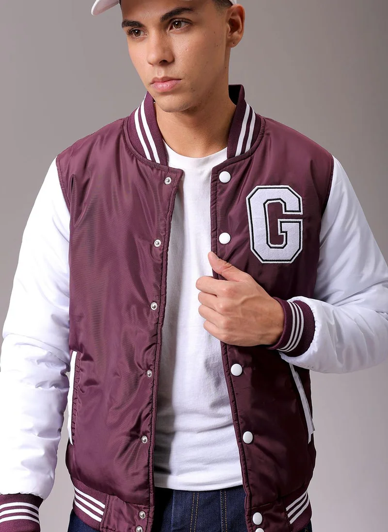ذا انديان كراج كو Men Slim Fit Colourblocked Puffer Jackets