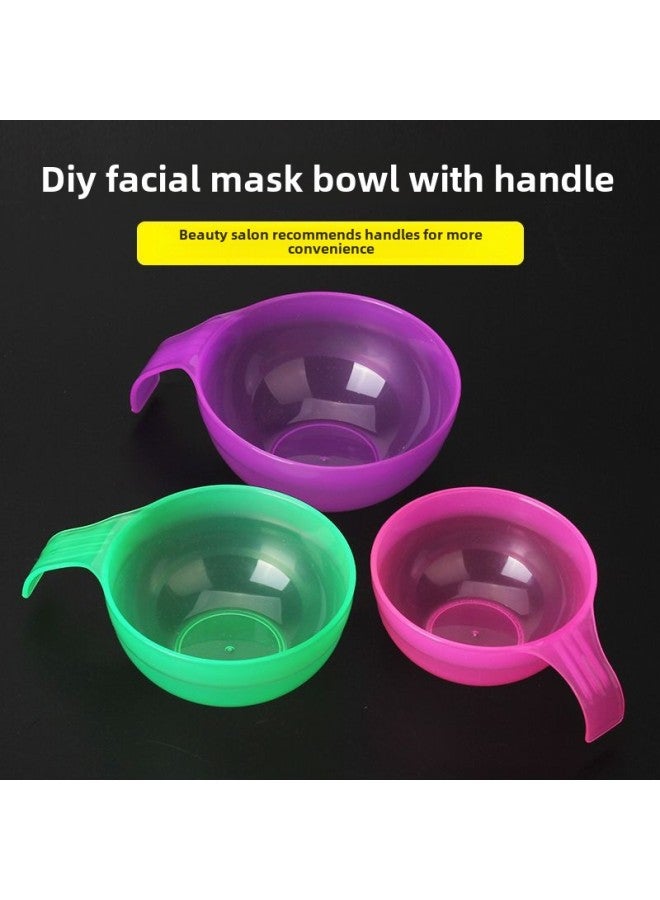 Mask Bowl With Handle Film Bowl Thickened Makeup Bowl Beauty Salon Tools DIY Mask Bowl Mask Tools-Color:Medium Bowl  - Image 2