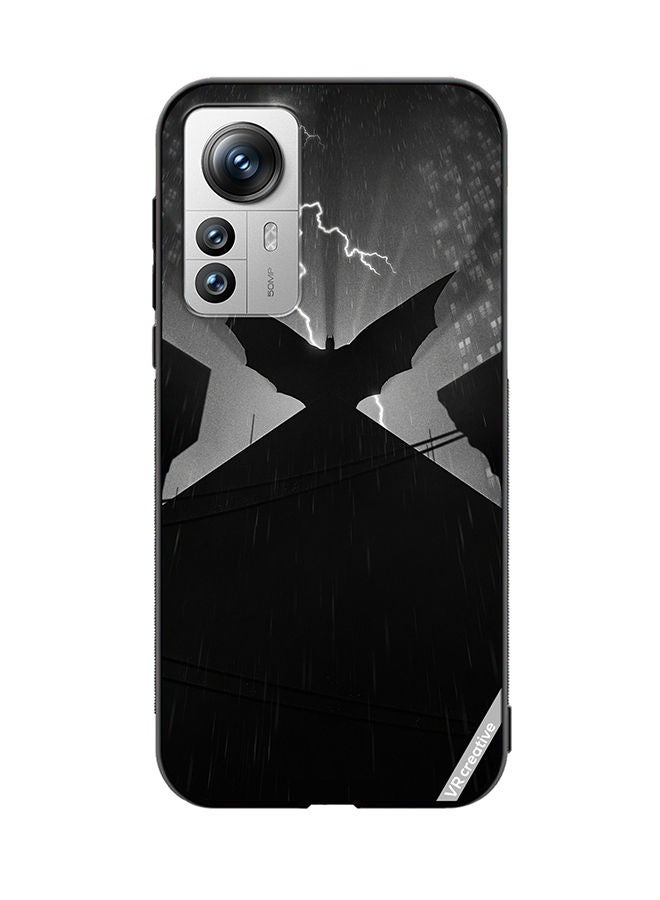 VR CREATIVE Protective Case Cover For Xiaomi 12 Pro Batman Amoled Design Multicolour - Image 1