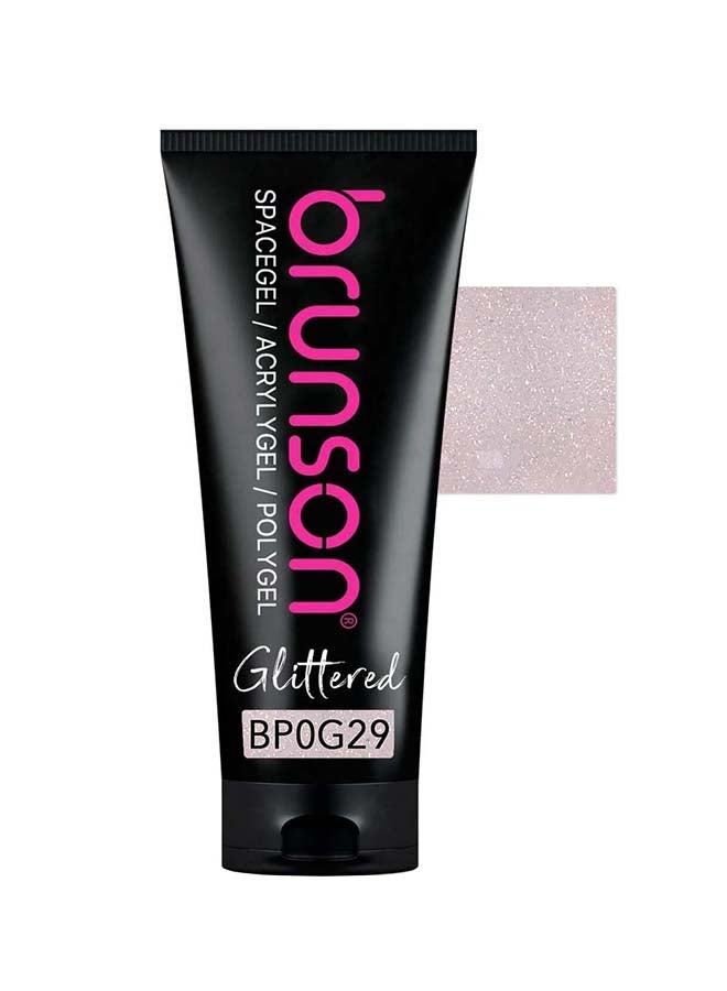 brunson Polygel 60g offers salon-quality nails in 1 Sec, Poly nail gel with shimmer long-lasting acrylic nails. Soak off with UV/LED hard gel for nail extension, builder gel for fake nails, manicure nail art