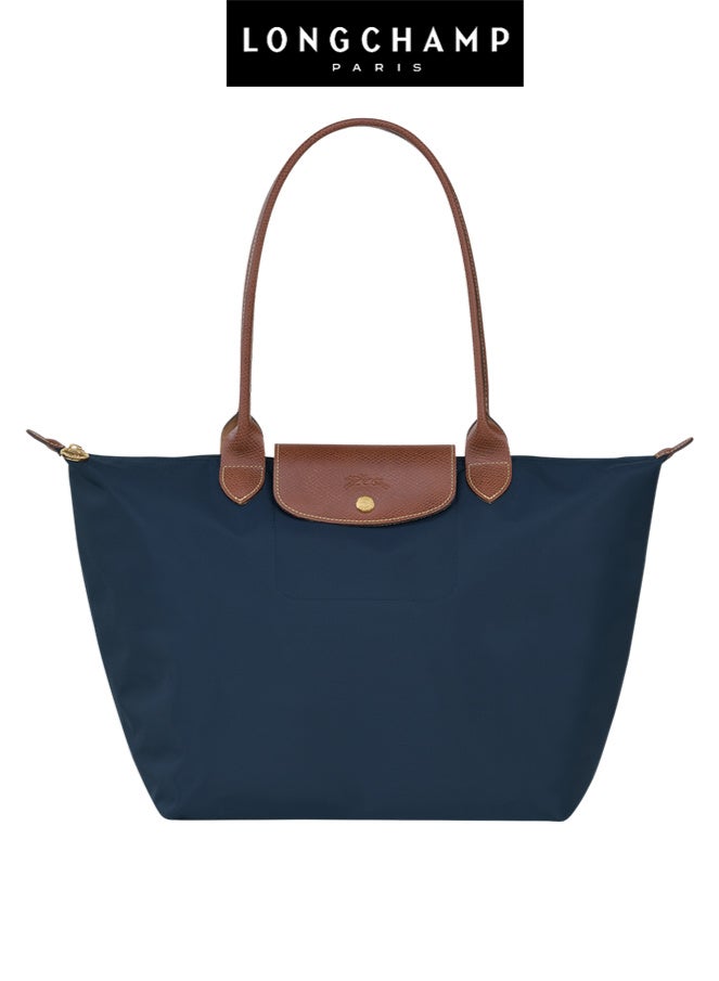 لونج شامب Longchamp Le Pliage أحزمة الكتف الكبيرة للمرأة الموضة الكلاسيكية متعددة الاستخدامات حقيبة ماكياج كبيرة، حقيبة اليد، حقيبة الكتف - Image 1