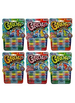 Ja-Ru JA-RU Magic Grow Capsules (12 Pack,144 Capsules) Sea Creatures, Dinosaur, Animal Farm Toys. Water Growing Toys for Kids. Expanding Foam Bath Toys. Animal Party Favors Fidget Toy. J-305-12p  - Image 2