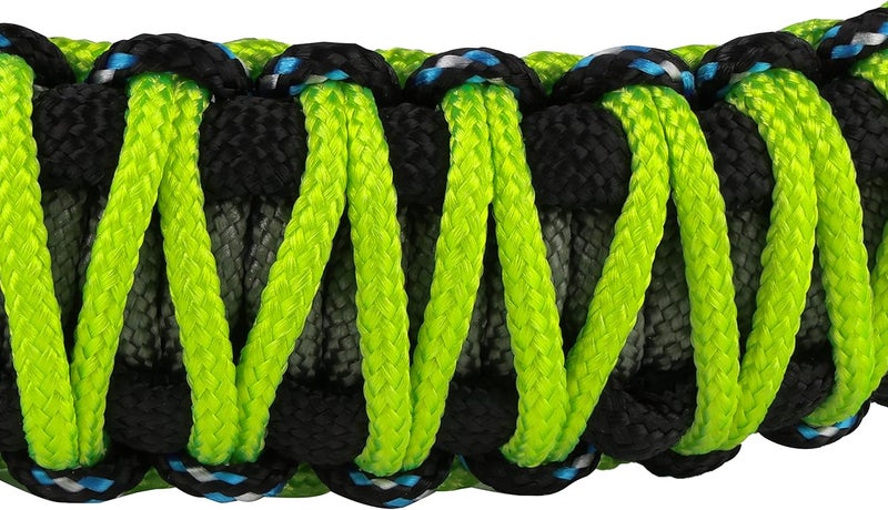Sunya Archery Bow Wrist Sling, 550 Paracord Strap Comfortable on Hand.100% Full Grain Leather Yoke, Multiple Camo Colors.Fit Compound Bow Stabilizer & Recurve. - Image 4