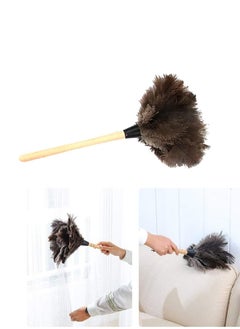 co arma Ostrich feather duster to remove dust, 2 pieces  - Image 2