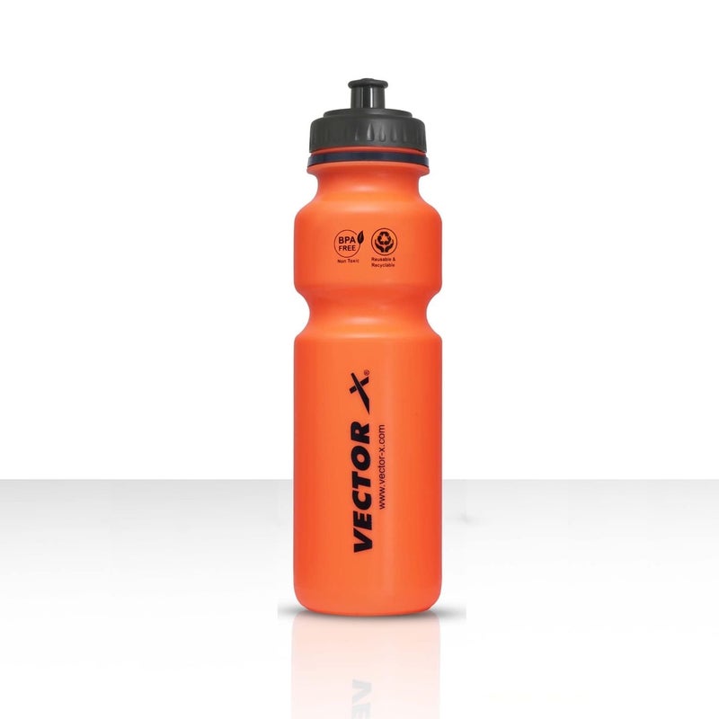Vector X Gym Sipper Bottle, Leakproof Guarantee Sipper Bottle Ideal for Cycling, Protein, Preworkout and Bcaas, Bpa-Free Material (750 Milliliters, Orange, Plastic) - 750 Ml - Image 4