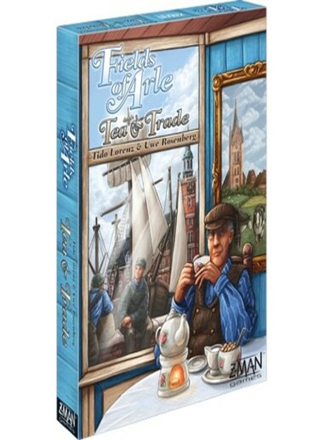أسمودي توسعة لعبة Z-Man Games Fields of Arle Tea and Trade اللوحية - عزز تجربة الزراعة لديك! لعبة استراتيجية زراعية للأطفال والكبار، من عمر 14 عامًا فما فوق، من 1 إلى 3 لاعبين، مدة اللعب 120 دقيقة، من إنتاج Feuerland - Image 1