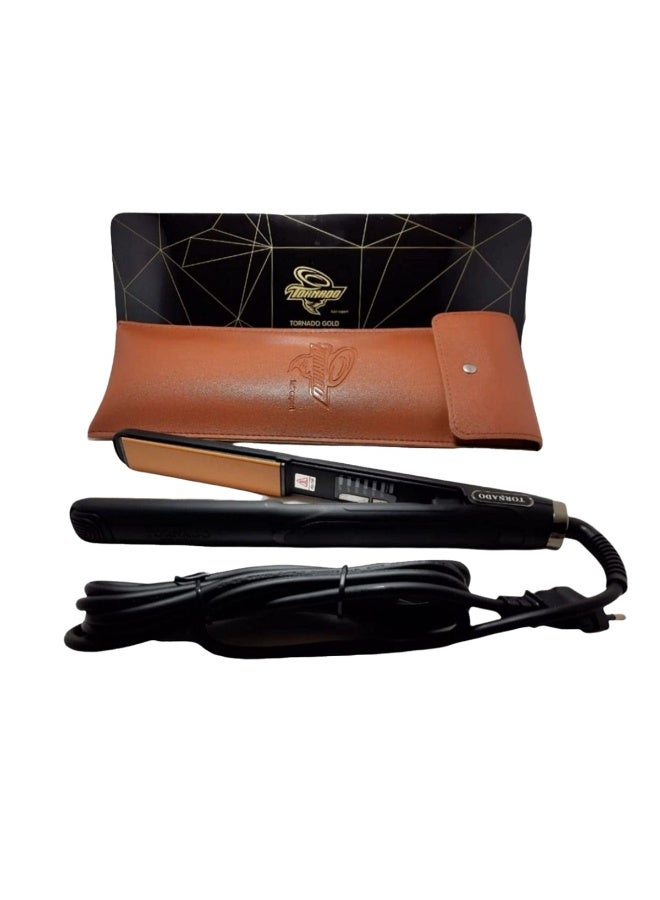 Tornado Gold Hair Straightener, 980°F, Black