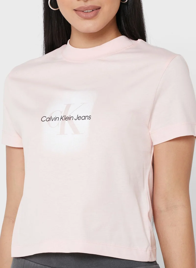 Calvin Klein Jeans Crew Neck Logo T-Shirt