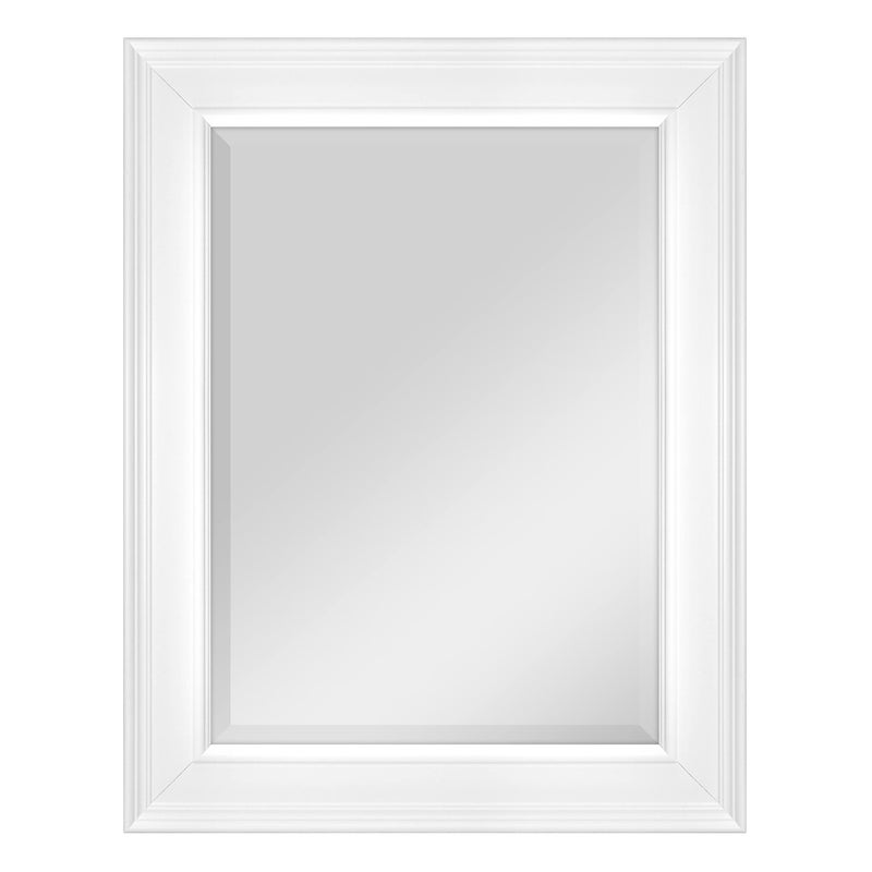 MCS 15 x21 Inch Wall Mirror 21x27 Inch Overall Size White 20450
