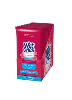 Wet Ones Wet Ones Antibacterial Hand Wipes Case, Fresh Scent | 20 ct. Travel Size (10 pack)  - Image 1