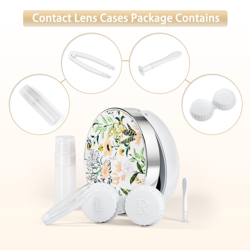 Lishae Contact Lens Case, Travel Contact Lens Cases Cute Contact Case and Solution Perfect for Daily Travel Outdoor - Image 3