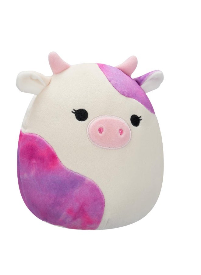 Squishmallows SQCR - Little Plush (5" Squishmallows) (Kalina - White Cow W/Pink and Purple Tie-Dye Spots) - Image 5