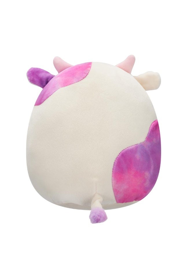 Squishmallows SQCR - Little Plush (5" Squishmallows) (Kalina - White Cow W/Pink and Purple Tie-Dye Spots) - Image 4