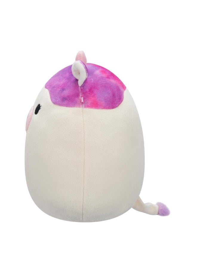 Squishmallows SQCR - Little Plush (5" Squishmallows) (Kalina - White Cow W/Pink and Purple Tie-Dye Spots) - Image 3