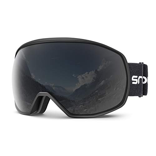 Snowledge Ski Goggles for Men Women with 100% UV Protection Anti-Fog Dual Lens, skiing Snowboarding Snowmobile Goggles - Image 1