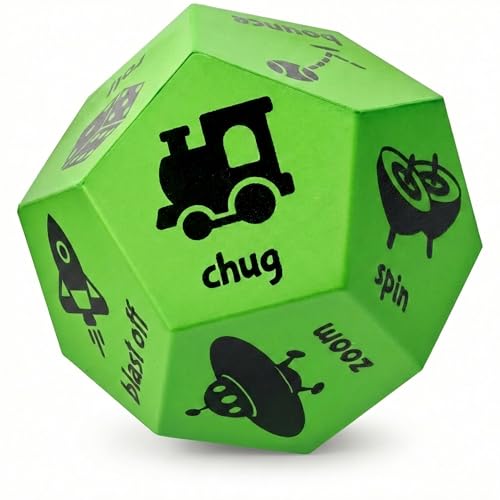Covelico Movement Dice Preschool Play Equipment Recess Toys for Elementary Outside Gymnastics Games Exercise Dice for Kids as Gross Motor Toys PE Equipment for Outdoor Indoor Recess Classroom - Image 1