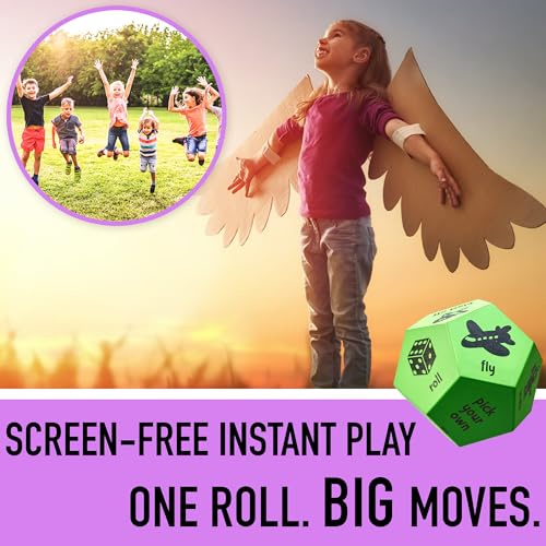 Covelico Movement Dice Preschool Play Equipment Recess Toys for Elementary Outside Gymnastics Games Exercise Dice for Kids as Gross Motor Toys PE Equipment for Outdoor Indoor Recess Classroom - Image 5