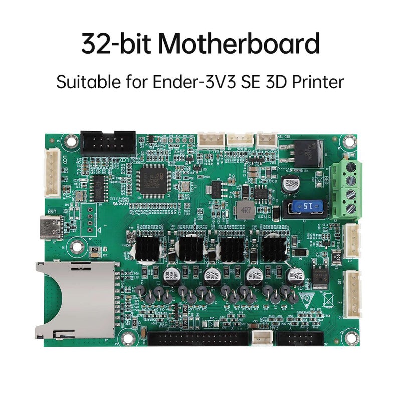 لوحة أم Creality Ender-3V3 SE الأصلية - لوحة رئيسية 32 بت لاستبدال لوحة التحكم - قطعة إضافية لطابعة ثلاثية الأبعاد - Image 4