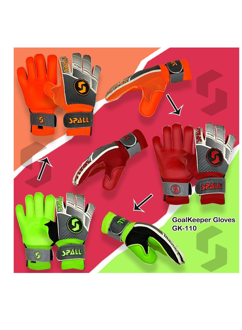 Spall Goalkeeper Gloves With Strong Grip Palms To Give Hand Finger Protection To Prevent Injuries For Football Soccer Goalie Training Gloves - Image 5