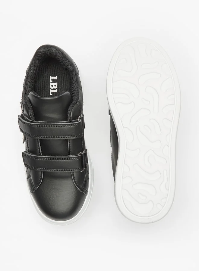 ال بي ال من شو اكسبرس Boys Textured Sneakers with Hook and Loop Closure