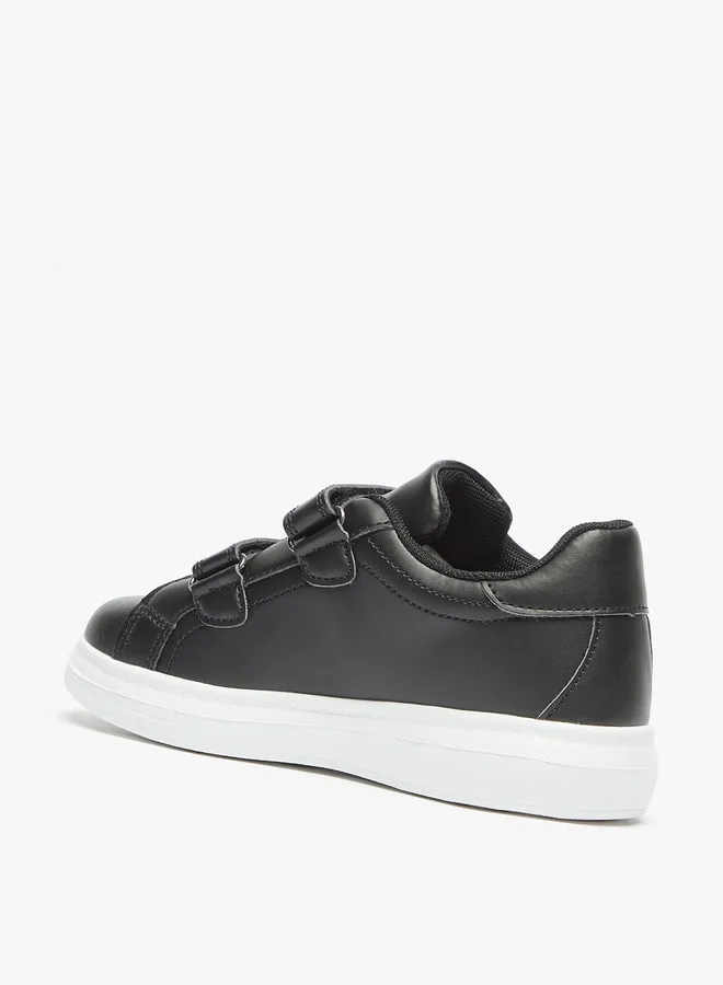 ال بي ال من شو اكسبرس Boys Textured Sneakers with Hook and Loop Closure