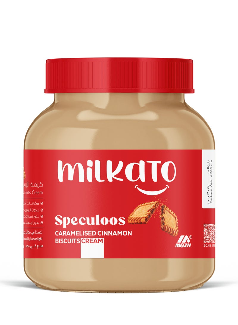 ميلكاتو كريمة البسكويت بالكراميل و القرفة 380 جرام - Image 1