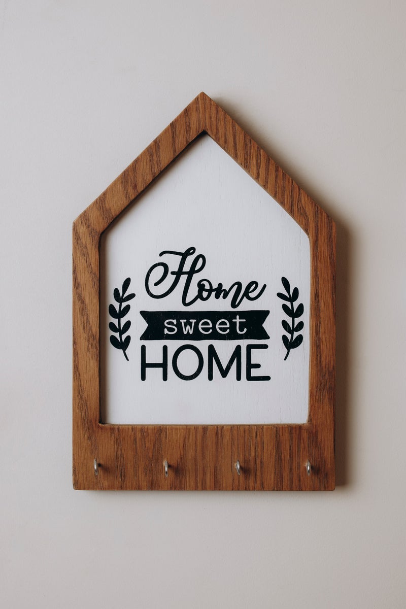 Words Co. KeyHanger Home sweet Home House design - Image 1
