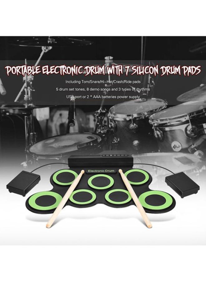ANSELF Electric Roll Up Drum Kit With Built-In Speaker 43  x28 x 2.7cm - Image 4