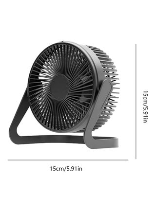 5 Inch Black USB Charge Desktop Mini Fan, Portable Handheld Small Fan for Home Office and Outdoor Use - pzsku/ZA3149BFF150DACF9DC6EZ/45/1747057139/47c53540-eb84-44a8-8661-77d2a3cf73b4