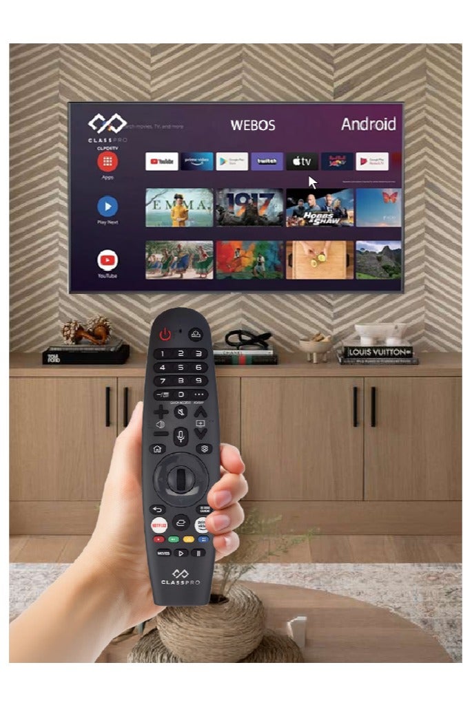 ClassPro تلفاز ذكي 55 بوصة 4K QLED أسود - Image 2