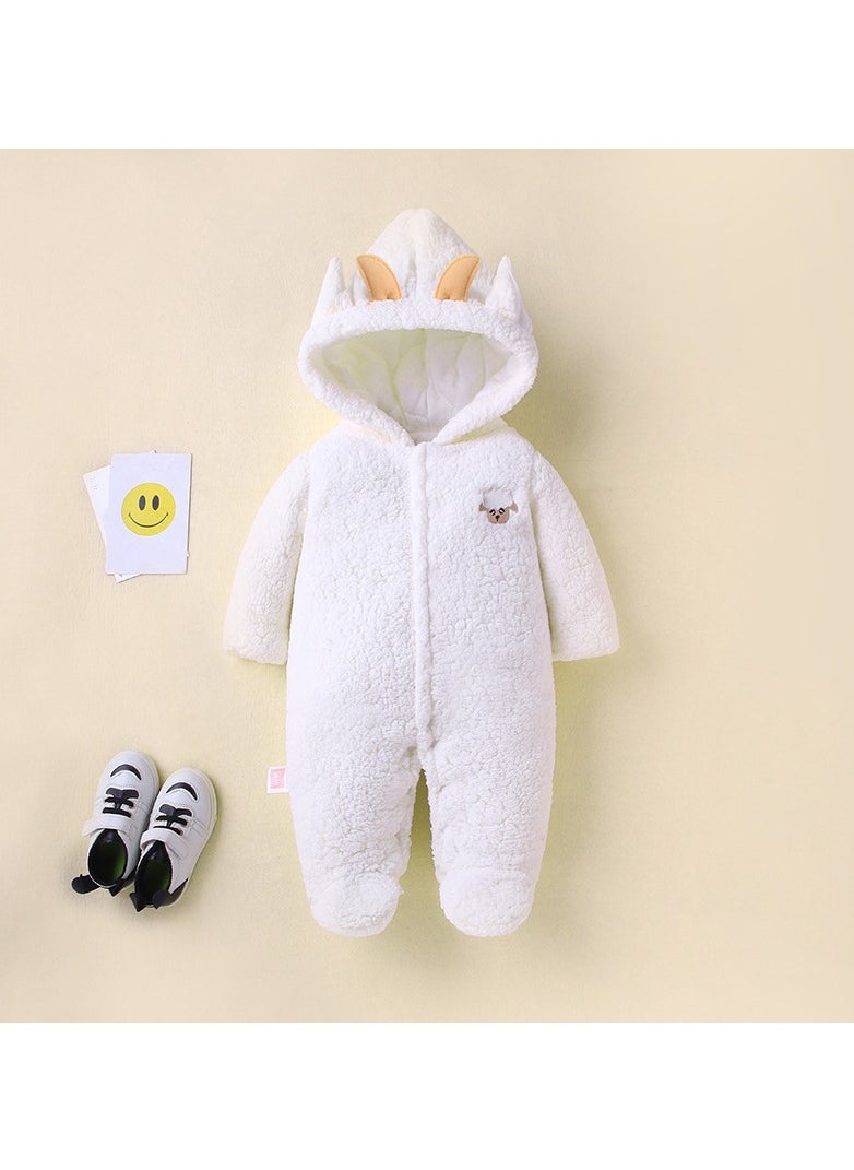 Loquat - Baby Autumn And Winter Thickened Trend Jumpsuit - Image 1