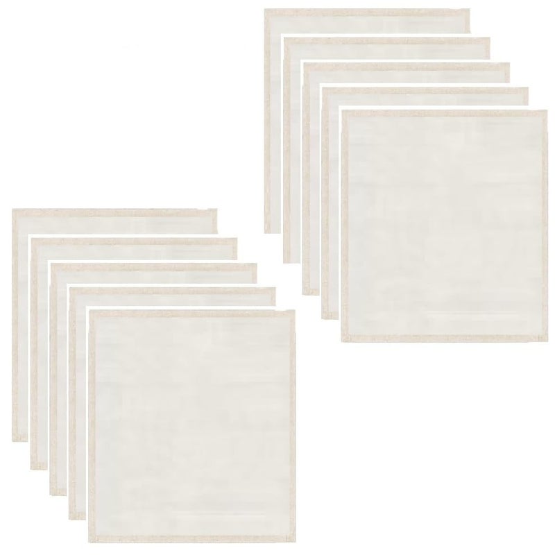 WUD 10 Muslin Cloth for Steaming Idlis, 12x12 inch Hemmed Edges - Image 1