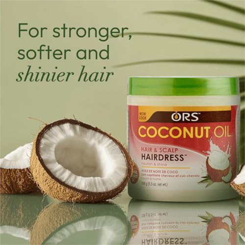ORS Coconut Oil Hairdress for Hair and Scalp 5.5 oz (Pack of 1) - Image 4