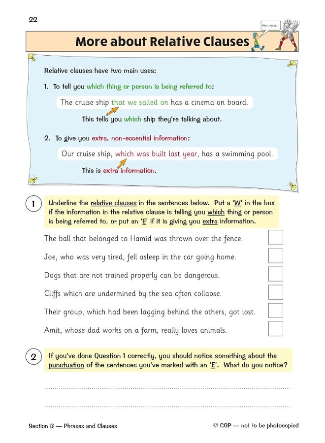 New KS2 English Year 5 Stretch Grammar, Punctuation & Spelling Targeted Question Book (w/Answers) - Image 5