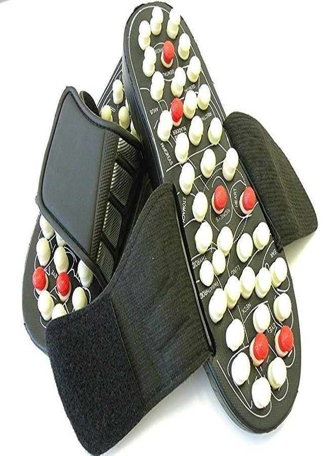 EASY SHOPE Acupressure Spring Paduka Slipper and Magnetic Full Body Massage (Multicolored, Free Size, 1 pair) - Image 5