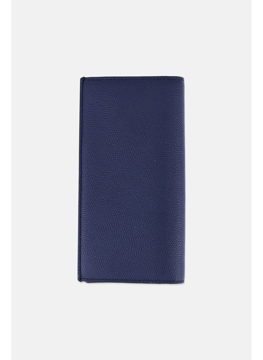 BALLY Men Brand Logo Foldable Wallet, Navy  - Image 2