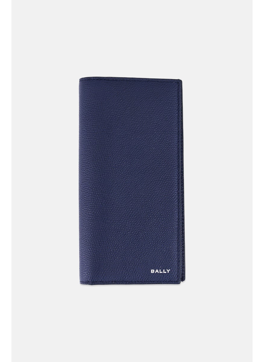 BALLY Men Brand Logo Foldable Wallet, Navy  - Image 1