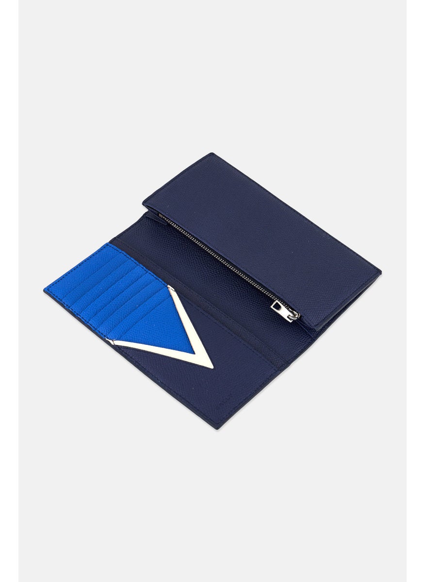 BALLY Men Brand Logo Foldable Wallet, Navy  - Image 3