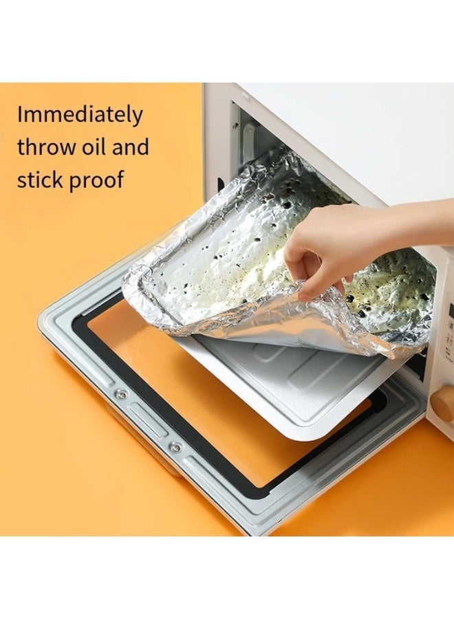 XiuWoo MO a large roll of tin foil 50M long and 45cm wide baking air fryer barbecue - Image 4