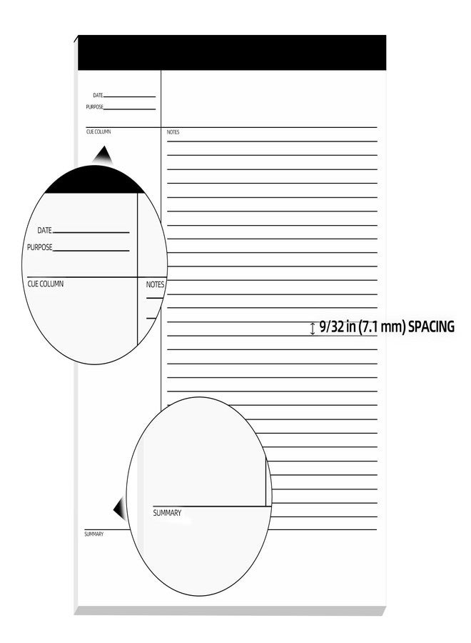 Uzant 6 Pack Notepads 8.5 x 11, 300 Sheets College Ruled Legal Pads Lined Paper Writing Pads, White Note Pads Notebook for Office Business School College, 50 Sheets/Pad, Letter-Trim Perforated - Image 2